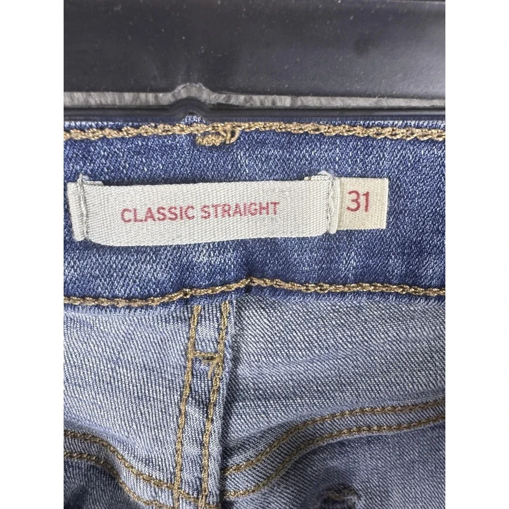 Levi's‎ Classic Straight Jeans Mens 31x31 Blue Classic Fit Medium Wash Denim